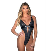 Playboy Disco Fever Sexy Womens Teddy Black - - Teddies and Bodysuits